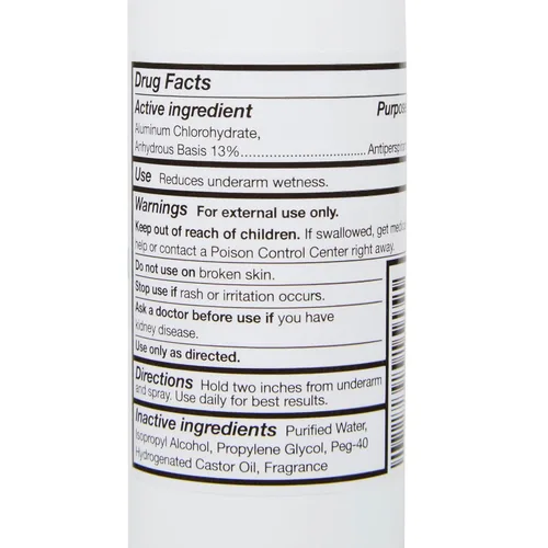 Vista 8 de McKesson Spray desodorante antitranspirante, aroma fresco, 4 onzas, 1 unidad