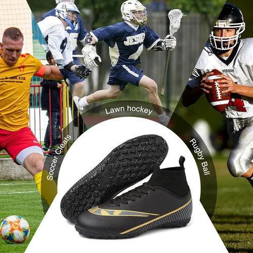 Vista 7 de CBUSTER Soccer Cleats Mens Women Outdoor Soccer Shoes for Big Boy AG TF