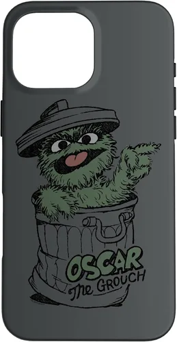 Vista 19 de Funda para iPhone 14 Pro Max Sesame Street Oscar Early Grouch