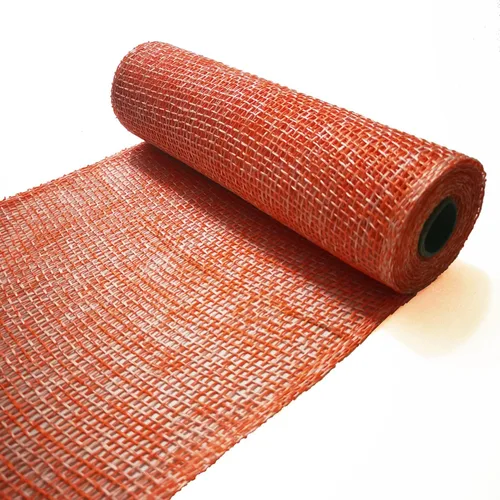 Vista 6 de Malla de arpillera de poliéster de 10 pulgadas de malla Deco de 10 pulgadas Rolls Liquidación de arpillera 5 yardas (negro)