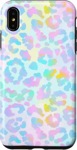 Vista 11 de Colorido lindo arco iris Tie Dye sirena Boho Leopard caso para iPhone 17