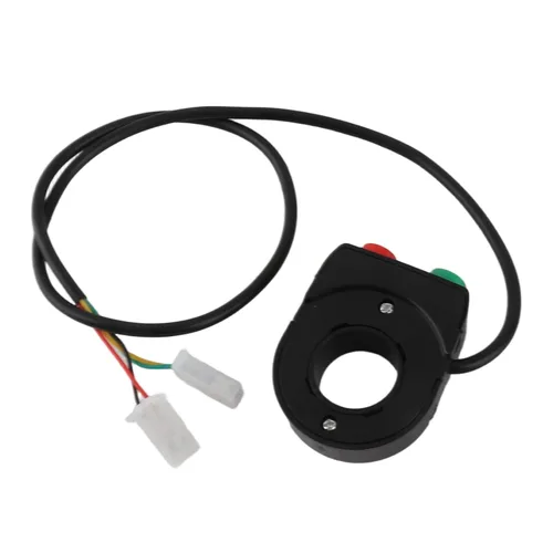 Vista 5 de 2 en 1 Faros delanteros de motocicleta Interruptor de encendido/apagado de bocina, interruptores de botón de control de agarre para motocicleta