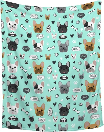Vista 16 de Manta Personalizada de Huellas de Perro con Foto y Nombre para Amantes de Mascotas, Manta Suave de Franela de Vellón Regalo para Amantes de Perros