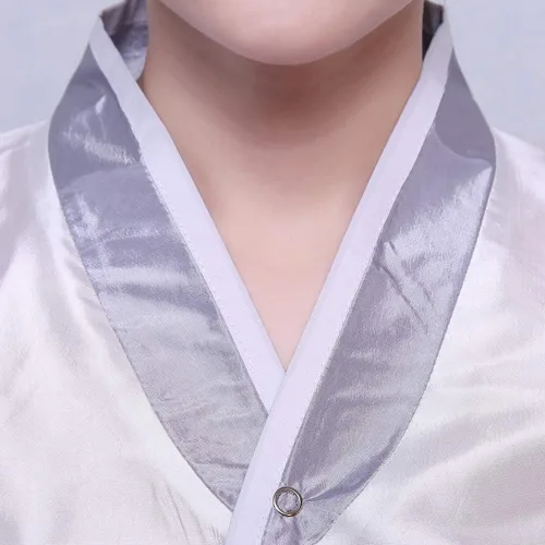 Vista 5 de XINFU Conjunto de Hanbok tradicional coreano para mujer, vestido colorido de manga larga, disfraz de cosplay