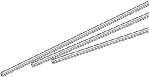 Vista 69 de Uxcell Tubo capilar de acero inoxidable 304, OD 0.4 mm x 0.1 mm de grosor de pared, 250 mm de longitud, tubo metálico para maquinaria industrial