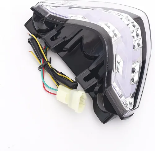 Vista 5 de Luz trasera LED de freno para motocicleta, lente transparente con intermitentes integradas, compatible con Ducati 2010-2014 Multistrada 1200