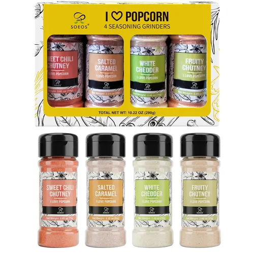 Vista 16 de Soeos 4-in-1 Spice Set (Pack of 3), 7.5 oz (200g) Garlic, Chili & Herbs Seasoning Blend – All-Purpose Cooking Spices for Everyday Meals, Marinades &