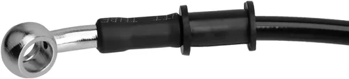 Vista 5 de Línea de freno de motocicleta, tubo de aceite de embrague hidráulico universal de 15.75 pulgadas, accesorios trenzados de acero inoxidable