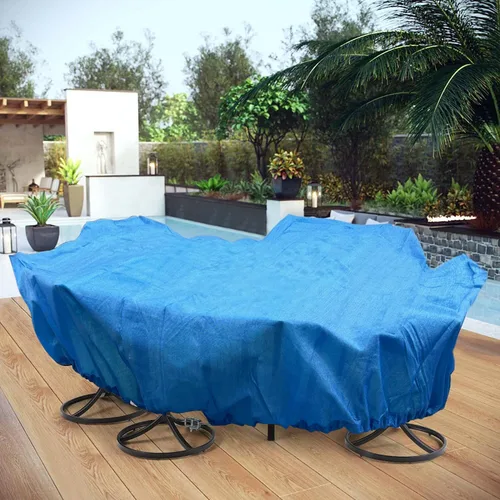 Vista 69 de Fundas para muebles de patio, impermeables, resistentes a los rayos UV, resistentes a los rayos UV, para exteriores, mesa redonda y rectangular