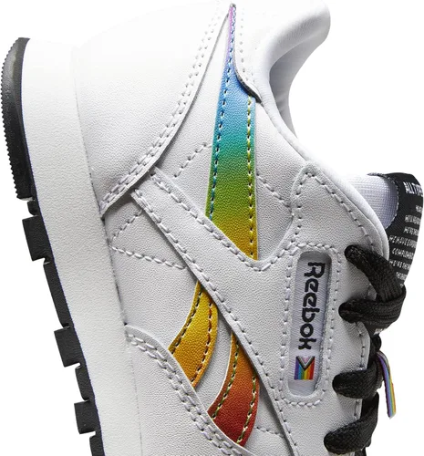 Vista 9 de Reebok Tenis clásicos de cuero unisex para niños