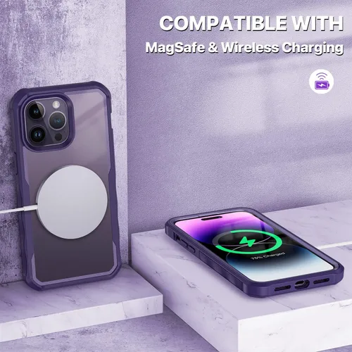 Vista 345 de CENHUFO Funda de privacidad para iPhone 11 Pro, funda de cuerpo completo con protector de pantalla de privacidad de vidrio templado 9H integrado