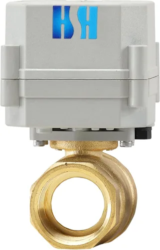 Vista 8 de 2 vías 1" 12VDC 9-24VDC 0-10V NPT Válvula de bola motorizada de control de modulación integral proporcional