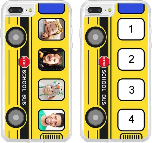 Vista 234 de Funda de teléfono personalizada para Apple iPhone 8 Plus iPhone 7 Plus, personalizada con foto, imagen, texto, imagen, diseño de imagen