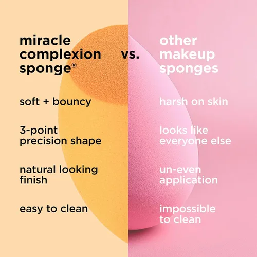 Vista 7 de Real Techniques Esponjas de maquillaje surtidas, tez milagrosa, polvo milagroso, esponja de belleza Miracle Airblend para mezclar maquillaje