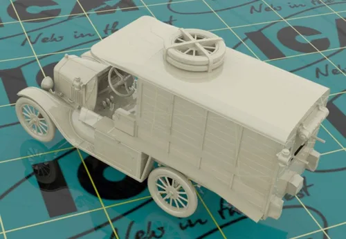 Vista 3 de ICM ICM35665 1:35-Modelo T 1917 Ambulancia, WWI AAFS Car