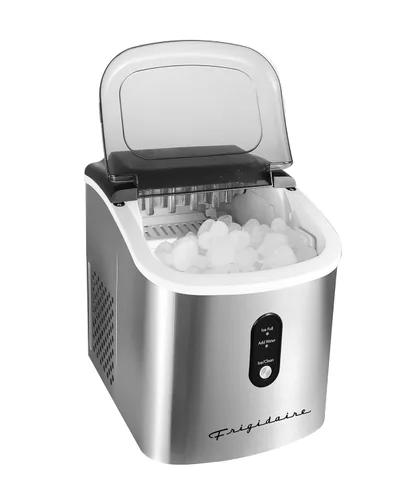 Vista 8 de Frigidaire EFIC103 - Máquina de Hielo, Resistente, 26 libras de Hielo por Día, Acero Inoxidable Negro