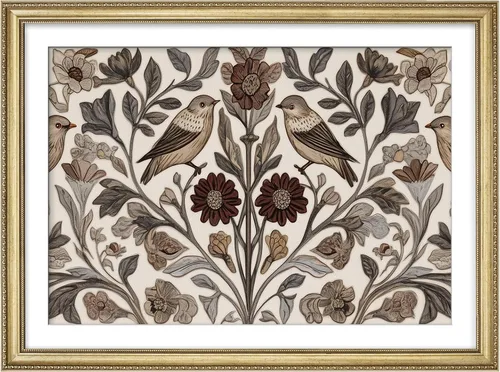 Vista 141 de MUDECOR Lienzo enmarcado prémium para pared, pinos nevados en bosque de invierno, ilustraciones modernas, arte contemporáneo, escénico, divertido