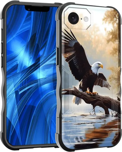 Vista 41 de Funda para iPhone Air, [doble capa] [protección contra caídas de grado militar de 10 pies] Funda resistente a prueba de golpes para iPhone Air