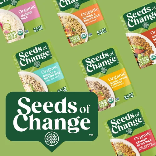 Vista 9 de SEEDS OF CHANGE Arroz Basmati marrón orgánico certificado, alimentos orgánicos, bolsa de 8.5 onzas