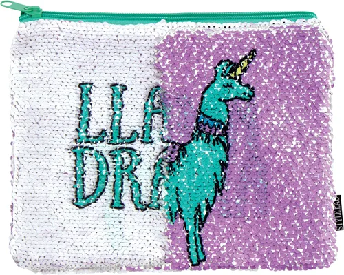 Vista 3 de Style.Lab Magic Sequin Reveal Pouch-Llama/Drama Science-Lab-Accesorios de baño