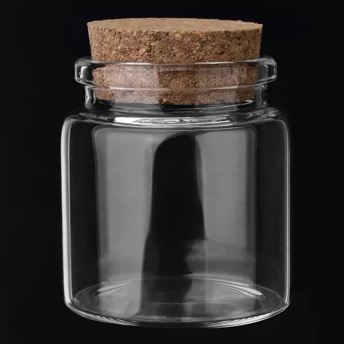 Vista 3 de allgala 12-PK 0.9 fl oz 1.850x1.969 in Frasco de botella de vidrio Mini Mason Jar