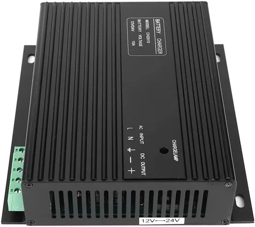 Vista 6 de Cargador de batería del generador, 12V/24V 10A Generador Genset Cargador de batería inteligente para motocicletas automotrices del coche