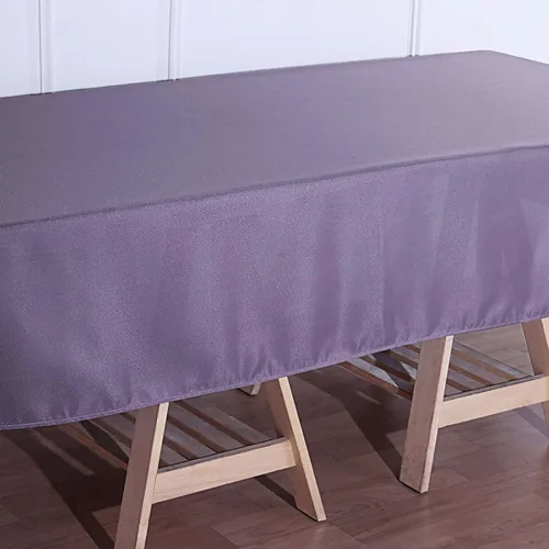 Vista 7 de Efavormart - Mantel rectangular, 60 x 102 pulgadas, resistente a las manchas y a las arrugas, lavable, mantel decorativo oblongo de tela de Amatista