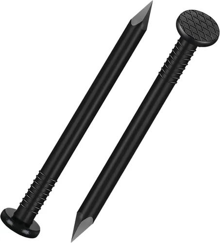 Vista 7 de Uñas de hardware de 1 pulgada, (1351 unidades), uñas negras de 2 libras, uñas para colgar imágenes, uñas pequeñas, uñas de pared, uñas de madera