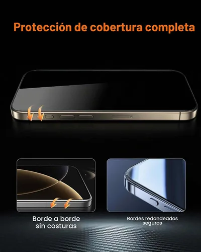 Vista 6 de chubbycable ChubbyShield Ultra - Protector de pantalla de privacidad para iPhone 16, 2 unidades, protector de pantalla antiespía con caja