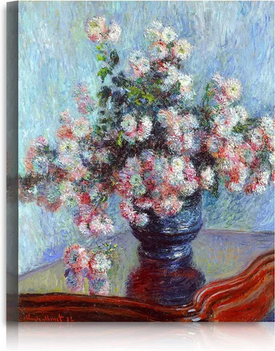 Vista 92 de A&T ARTWORK Antibes Seen from The Salis Gardens de Claude Monet Las Obras de Arte Clásico Mundial Reproducciones, Impresiones de Arte en Lienzo