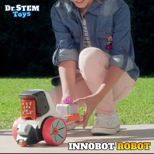 Vista 6 de Dr. STEM Toys Innobot - Robot de codificación Kit de ciencia robótica para niños de 8 años en adelante Compatible con Bluetooth, fácil
