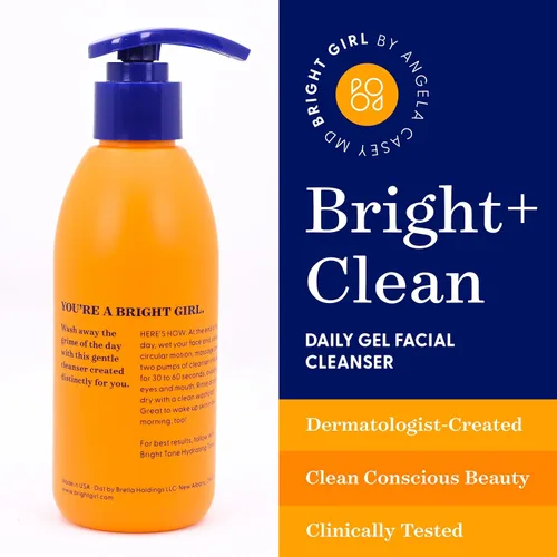 Vista 2 de Limpiador de gel suave y brillante por la dermatóloga Angela Casey MD, imprescindible para el cuidado de la piel de los adolescentes