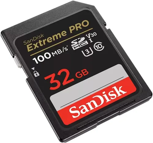Vista 2 de SanDisk Tarjeta de memoria SDHC UHS-I Extreme PRO de 32 GB, C10, U3, V30, 4K UHD, tarjeta SD - SDSDXXO-032G-GN4IN