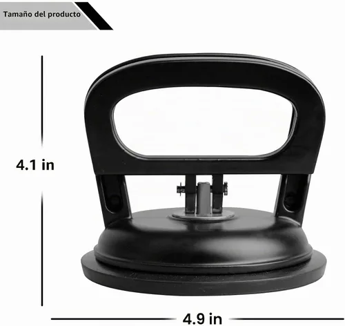 Vista 2 de FCHO Ventosa de vidrio resistente de aluminio para extractor de placa al vacío, ganchos de soporte para elevación, elevador de ventosa de azulejos