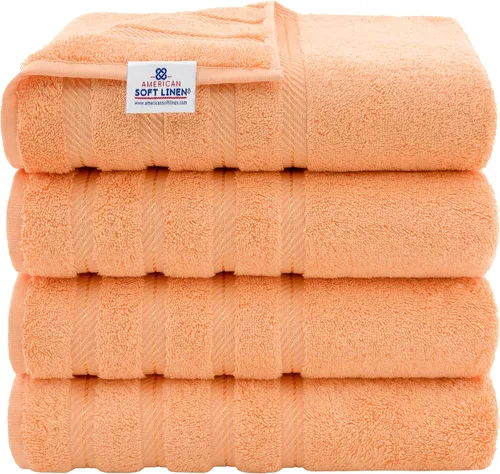 Vista 146 de American Soft Linen - Juego de toallas de 3 piezas, 1 toalla de baño, 1 toalla de mano y 1 toalla pequeña, 100% algodón turco para baño, juego