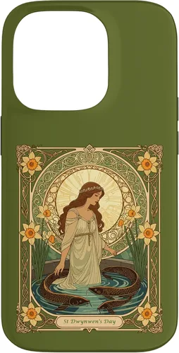 Vista 17 de Dwynwen's Well and Sacred Fish Case for iPhone 17