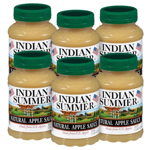 Vista 9 de Indian Summer Puré de manzana en trozos premium hecho con manzanas estadounidenses por cultivadores estadounidenses