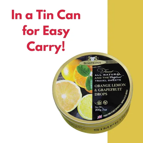 Vista 4 de Simpkins orange, lemon & grapefruit Travel Sweets