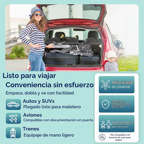 Vista 6 de Kolcraft Nube Plus Asiento ligero carriola con sistema de seguridad de 5 y multi-positon reclinable, Slate