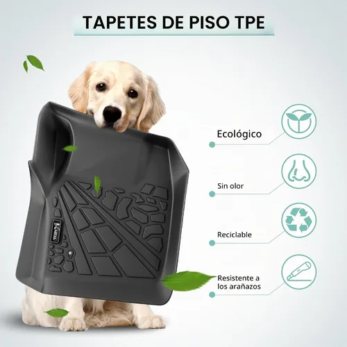 Vista 7 de KARPAL - Tapetes para 1a y 2a fila de asientos de auto, para todo tipo de clima, de ajuste personalizable, hechos de elastómero termoplástico