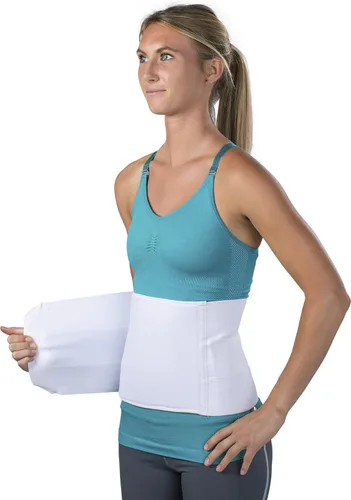 Vista 3 de Banda elástica abdominal de ProCare, PC141SR01-9M, 3 panel, 9", Blanco, 1, 1