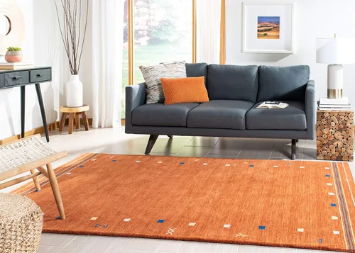 Vista 14 de SAFAVIEH Himalaya Collection - Alfombra de pasillo, 2.3 x 6 pies, azul, hecha a mano, de lana tribal bohemia, ideal para zonas de alto tráfico