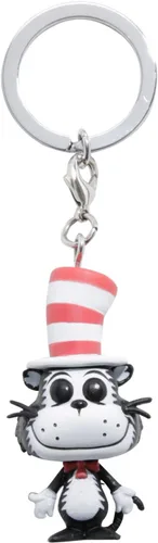Vista 3 de Dr. Seuss Pocket Pop! Llavero de gato en el sombrero