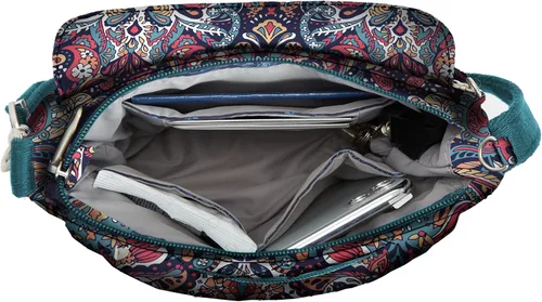 Vista 135 de Travelon Mini bolso de hombro clásico antirrobo
