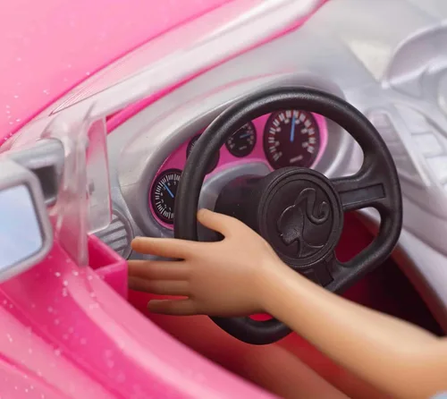 Vista 3 de Barbie convertible y paquete de muñeca