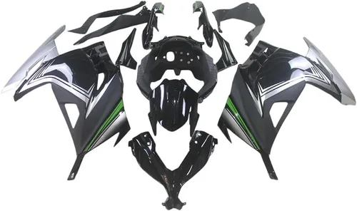 Vista 21 de US STOCK Pink Gray Chameleon Fairing Fit for Kawasaki Ninja 2013-2017 EX300 020 Pink Gray Chameleon