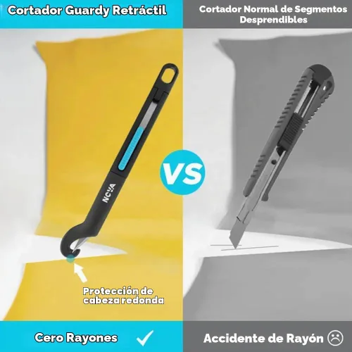 Vista 4 de Nova Corte de protección retráctil, cuchillo cortador de vinilo para envolver automóviles, herramienta de corte de seguridad automotriz de precisión