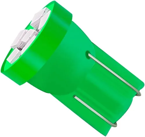 Vista 2 de Bombilla LED T10 194 168, 2825 T10 W5W 6SMD, luz verde automotriz, para panel de instrumentos, panel de instrumentos, cúpula para tablero