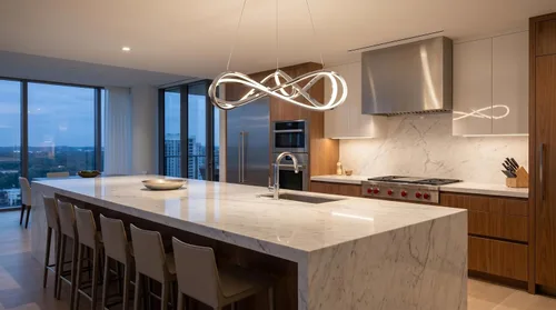 Vista 5 de Lámpara colgante LED moderna chapada en oro Dorado Plateado