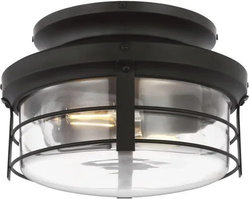 Vista 10 de Progress Lighting Springer II Collection - Kit de luces rústicas color negro mate (P260004-31M-WB)